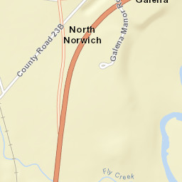 North Norwich New York Street Map