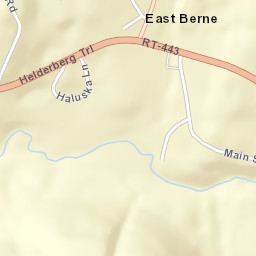 East Berne New York Street Map