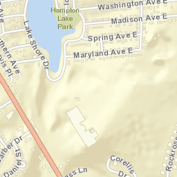 Hampton Park New York Street Map