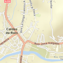 Caldas de Reis Street Map
