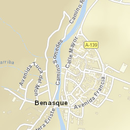 Benasque Street Map