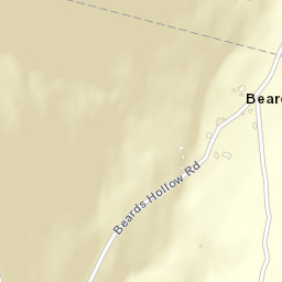 Beards Hollow New York Street Map