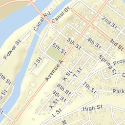 Turners Falls Street Map