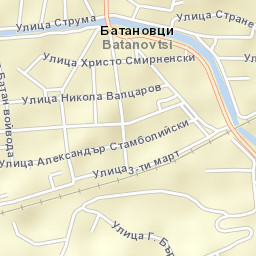 Batanovtsi Street Map