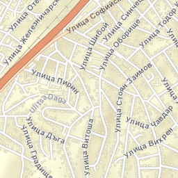 Pernik Street Map