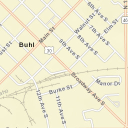 908 Locust St, Buhl, ID 83316 Street Map