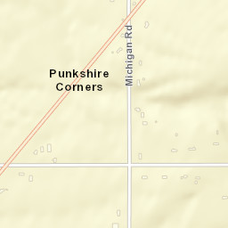 Punkshire Corners New York Street Map