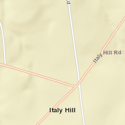 Italy Hill New York Street Map