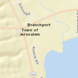 Branchport New York Street Map