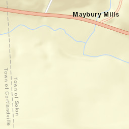 Maybury Mills New York Street Map