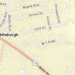 Middleburgh New York Street Map