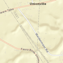 Unionville New York Street Map