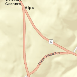 Denault Corners New York Street Map