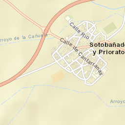 Sotobañado y Priorato Street Map