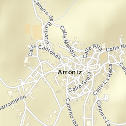 Arróniz Street Map