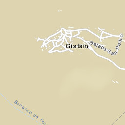 Gistaín Street Map