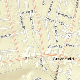 Greenfield Street Map