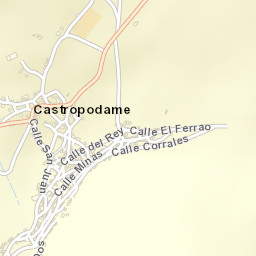 Castropodame Street Map