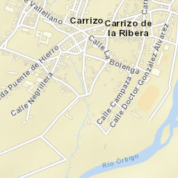 Carrizo de la Ribera Street Map