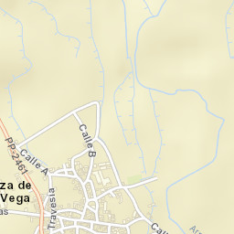 Poza de la Vega Street Map