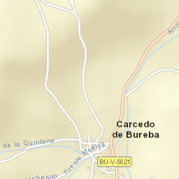 Carcedo de Bureba Street Map