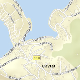 Cavtat Street Map