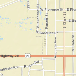 201-299 Clark Street, Bassett, NE 68714 Street Map