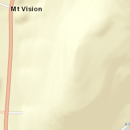 Mount Vision New York Street Map