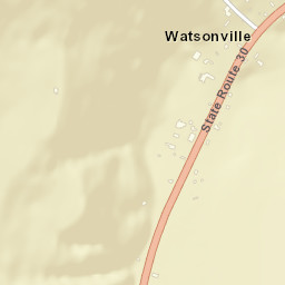 Watsonville New York Street Map