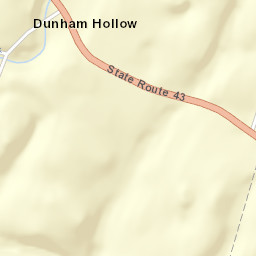 Dunham Hollow New York Street Map