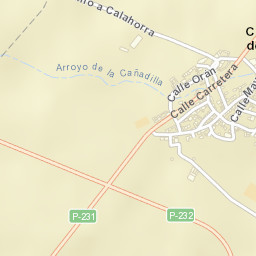 Calahorra de Boedo Street Map