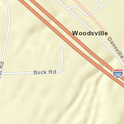 Woodsville New York Street Map