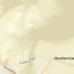 Huntersland New York Street Map