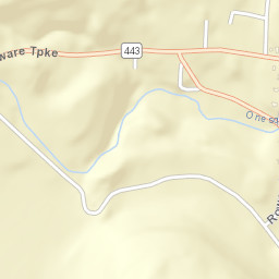 Clarksville New York Street Map