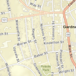 Gardner Street Map