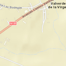 Valverde de la Virgen Street Map