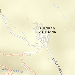 Undués de Lerda Street Map