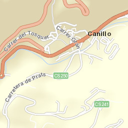 Canillo Street Map