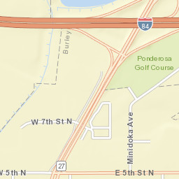 Overland Ave, Heyburn, ID 83336 Street Map