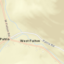 West Fulton New York Street Map