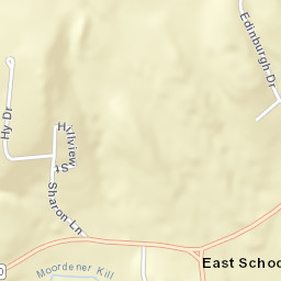 East Schodack New York Street Map
