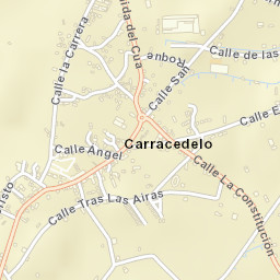Carracedelo Street Map