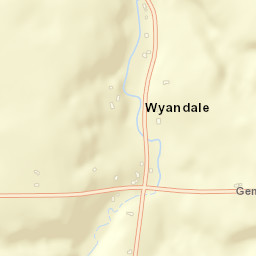 Wyandale New York Street Map