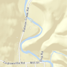 Ludlowville New York Street Map