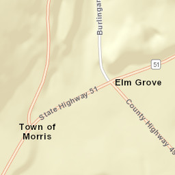 Elm Grove New York Street Map