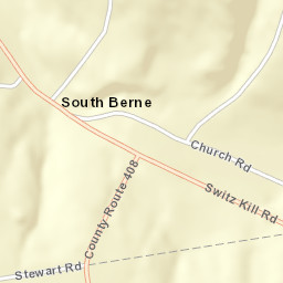 South Berne New York Street Map