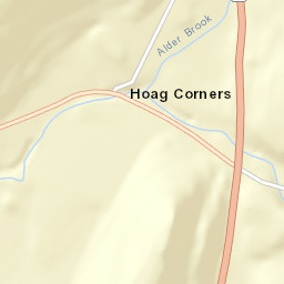 Hoag Corners New York Street Map