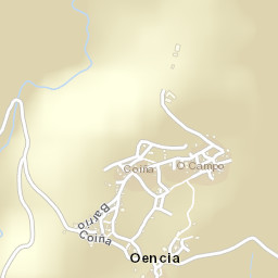Oencia Street Map