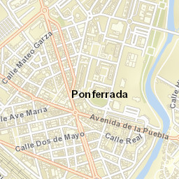 Ponferrada Street Map