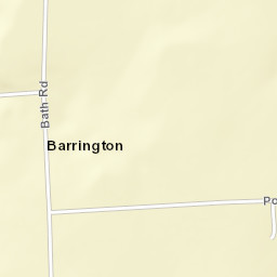 Barrington New York Street Map